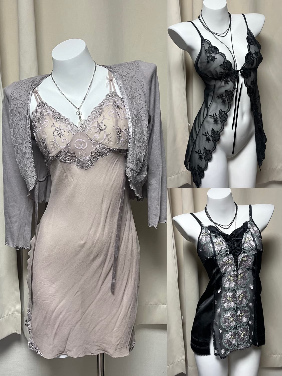 Preview .. sleeveless & cardigan  상품이미지1