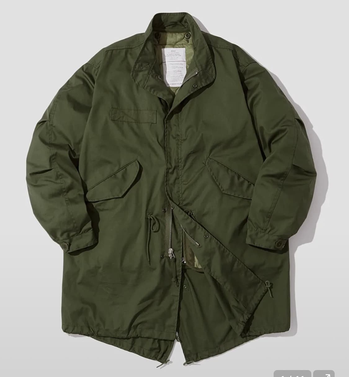 [L] 아웃스탠딩 피쉬테일 올리브 상품이미지1