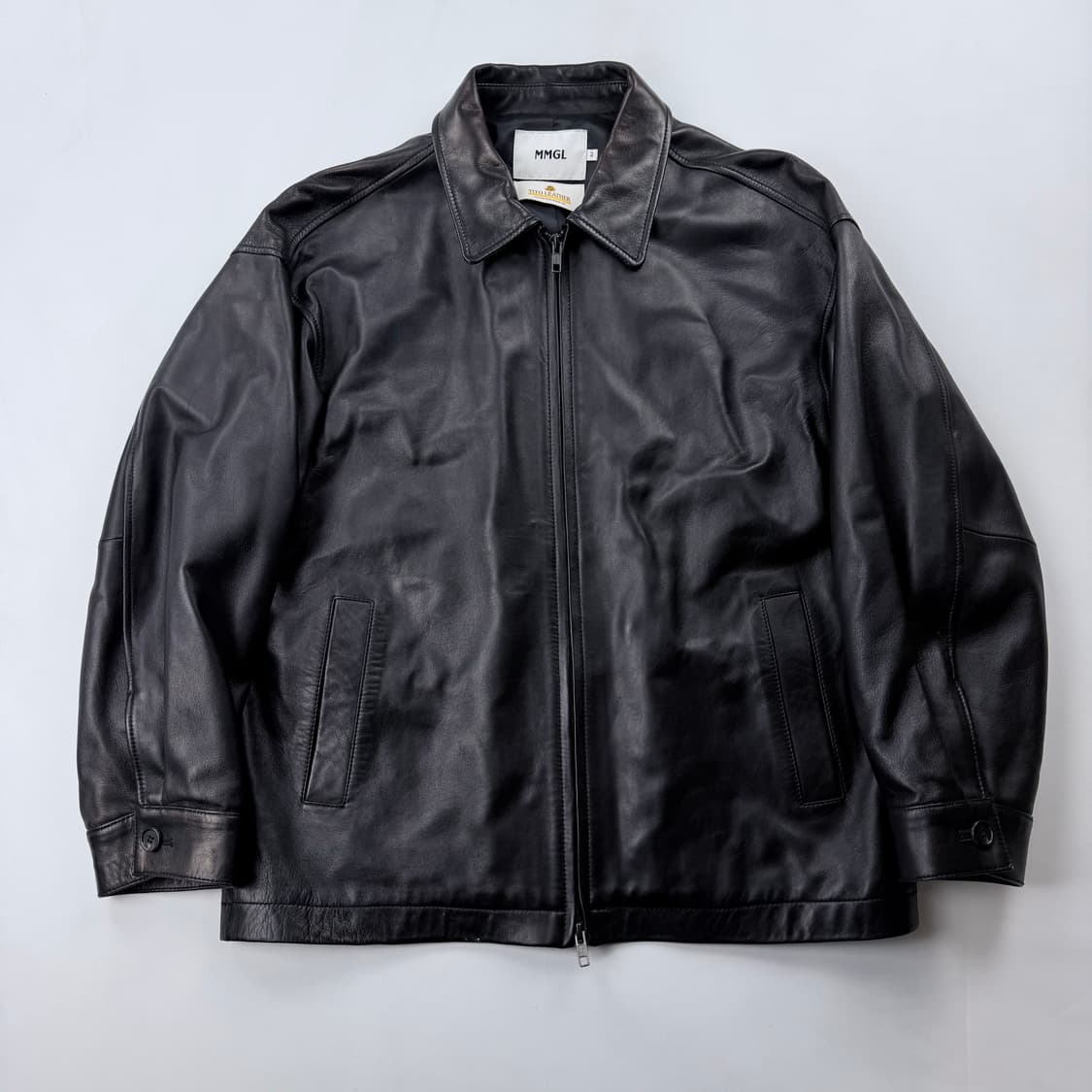MMGL 이탈리아 램스킨 투웨이 레더자켓 상품이미지1