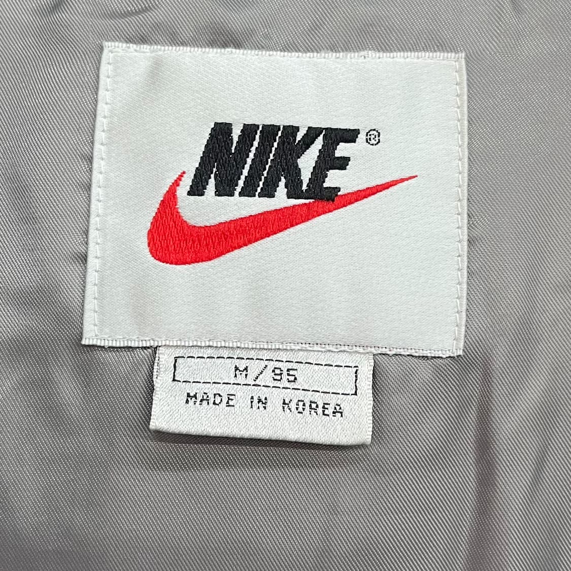 나이키 90s 스우시 나일론 립스탑 블랙 덕다운 패딩 상품이미지9