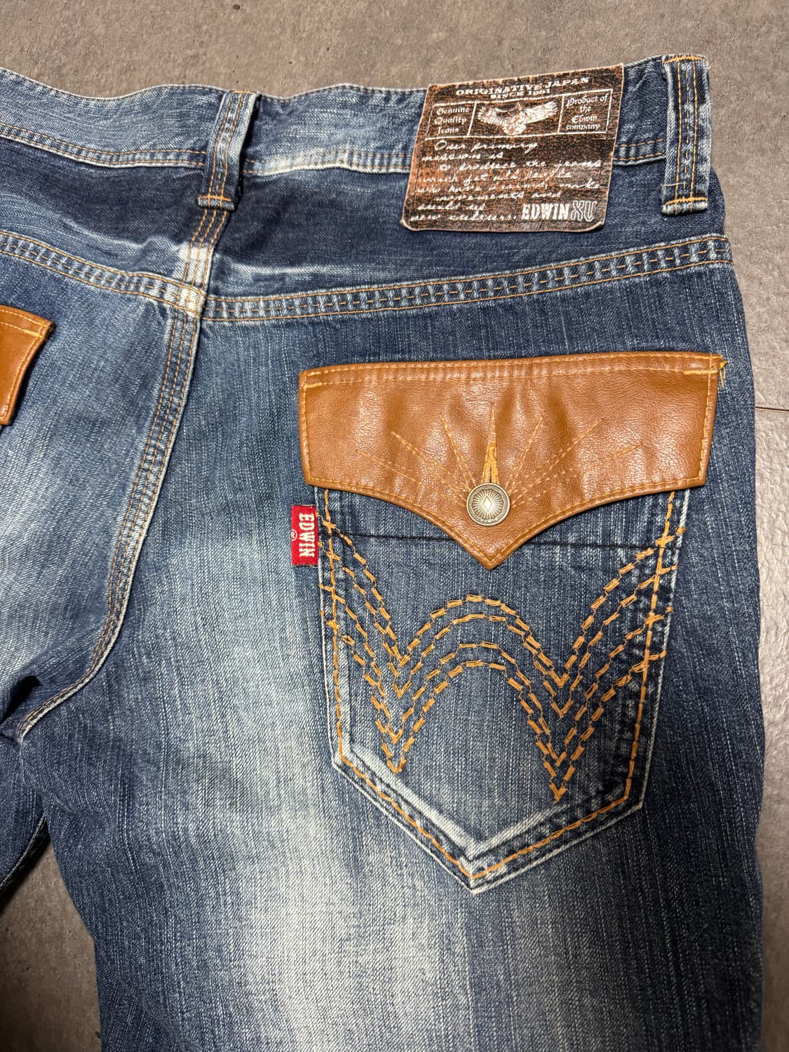 에드윈 XV 웨스턴 데님 반바지 상품이미지5