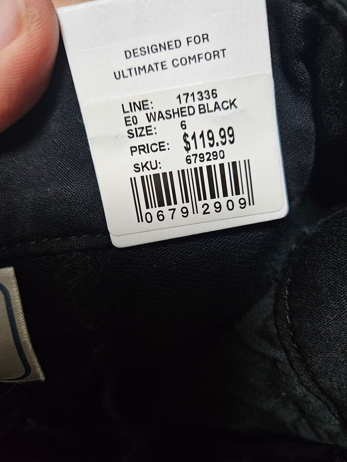 새상품 Just Jeans 여성 블랙 청바지 상품이미지4