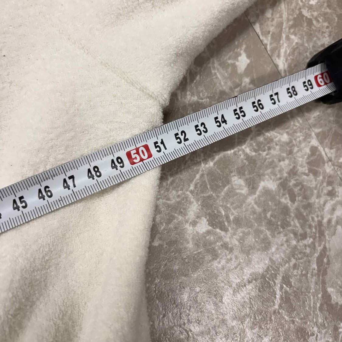 노스페이스 준신형 아이보리 플리스 걸즈 세미크롭 하프집 포켓 후리스(M) 상품이미지7