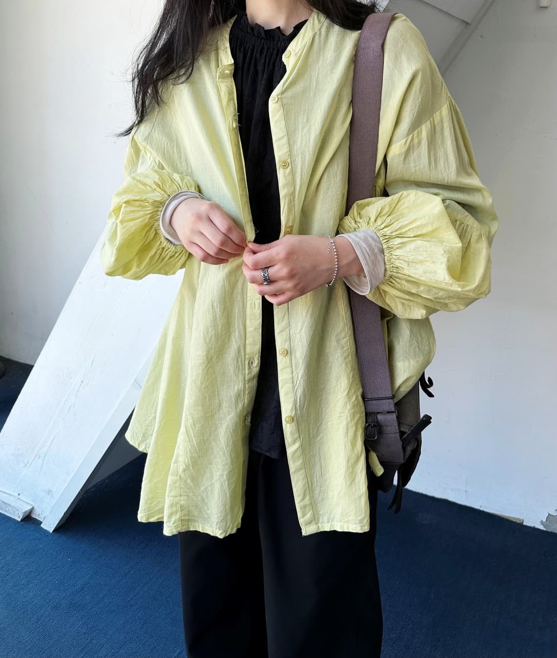 Wide silhouette High gauge cotton tunic  상품이미지10