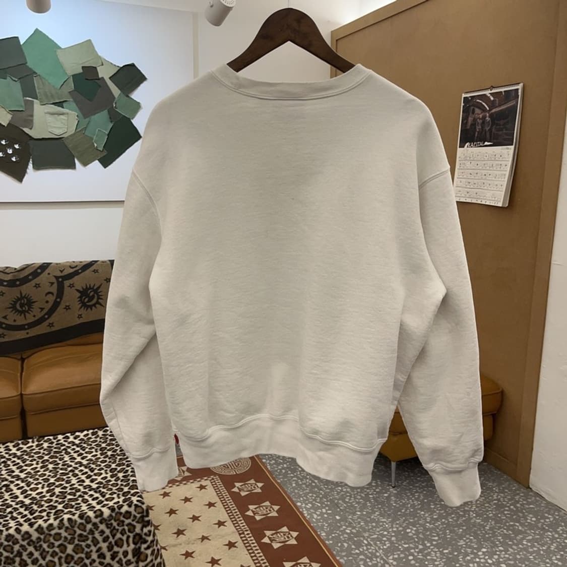 슈프림 모던 캐주얼 빈티지 스몰로고 맨투맨 S C09710 상품이미지4