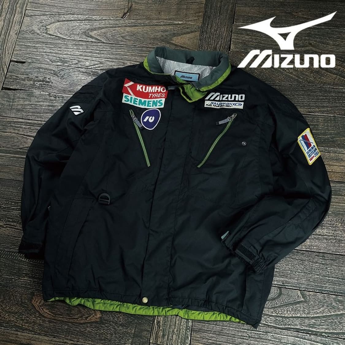 [미즈노] 살로몬 스폰서 올드스쿨 스키 점퍼 블랙 M19936 상품이미지1