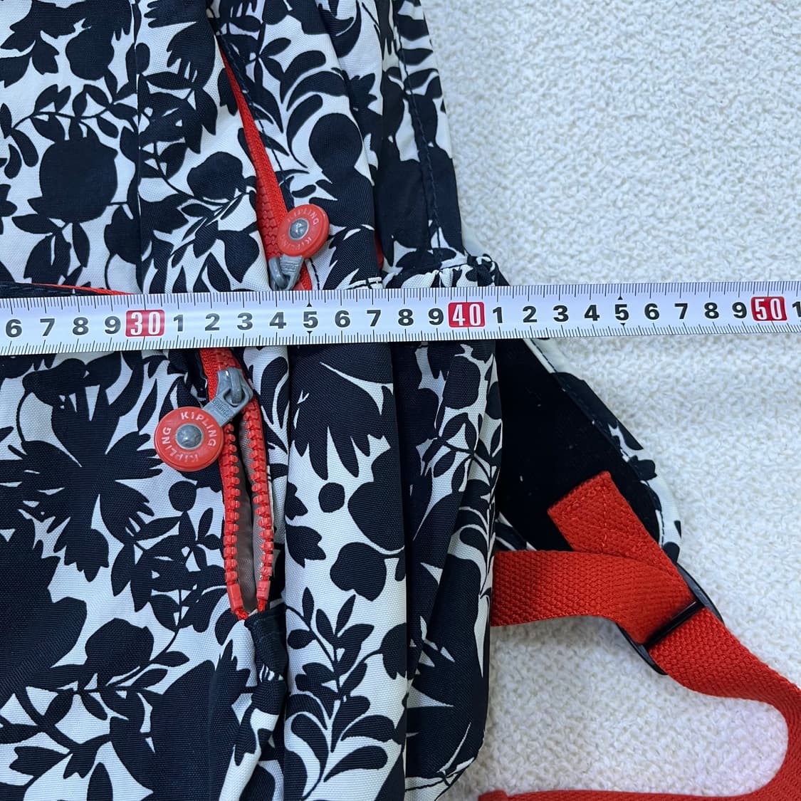 실측확인 키플링 패턴 백팩 0324M 상품이미지6