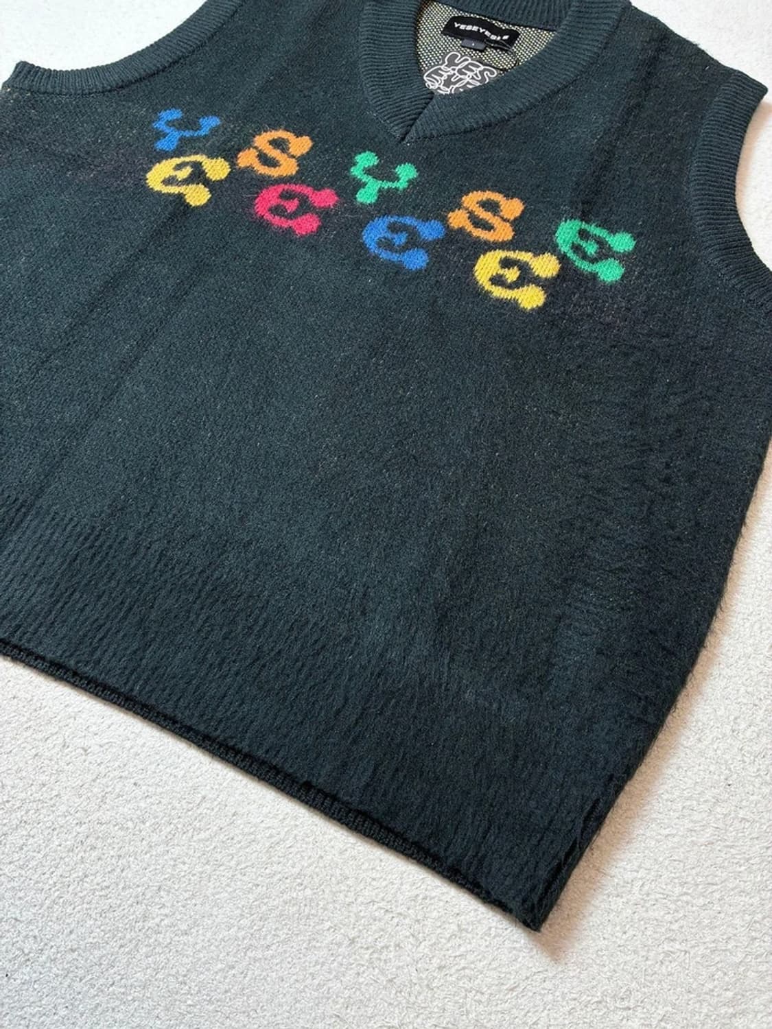 예스아이씨 22FW 레인보우 니트 베스트 PN7176 상품이미지5