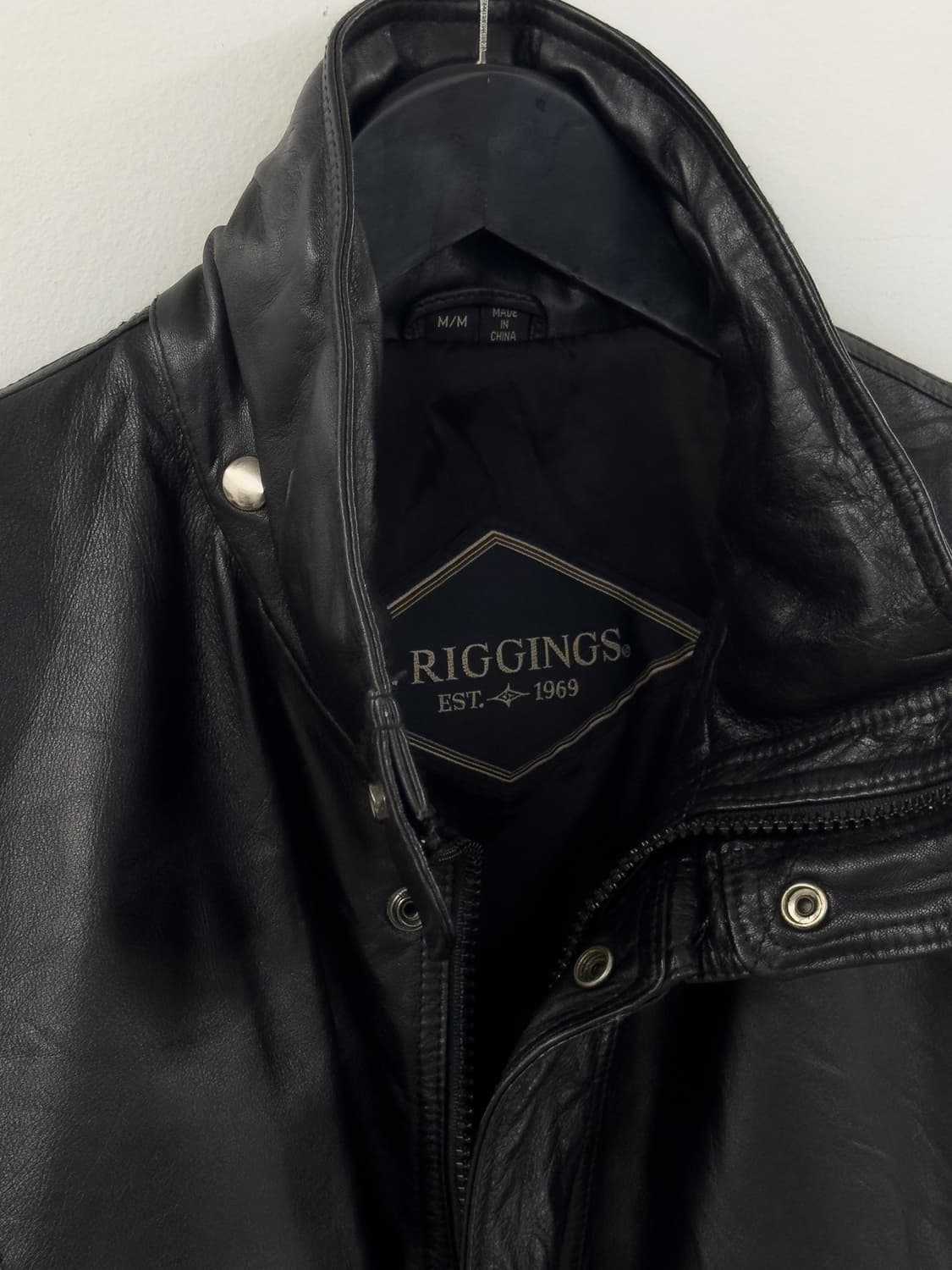 오버사이즈 레더 자켓 상품이미지6