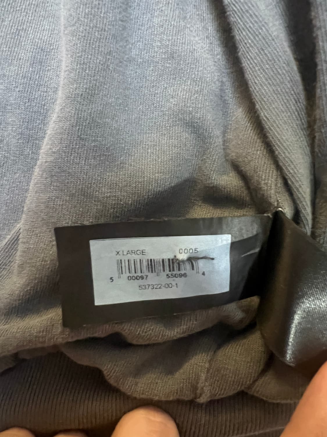 Yeezy yzy 후드집업 다크그레이 상품이미지4