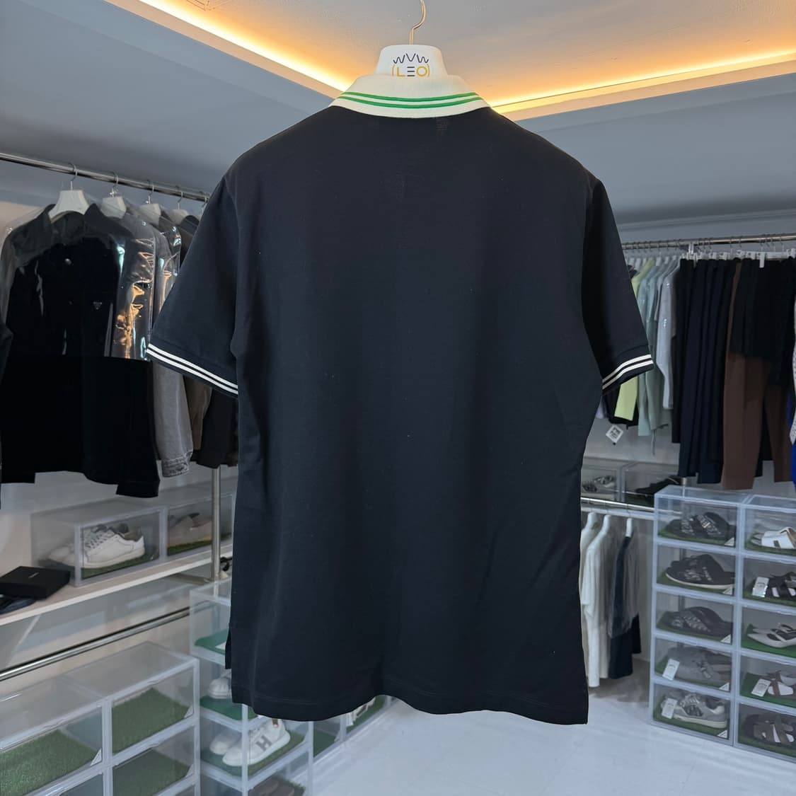 [리오브] 구찌 GG 인터로킹 스트라이프 카라티셔츠 상품이미지2