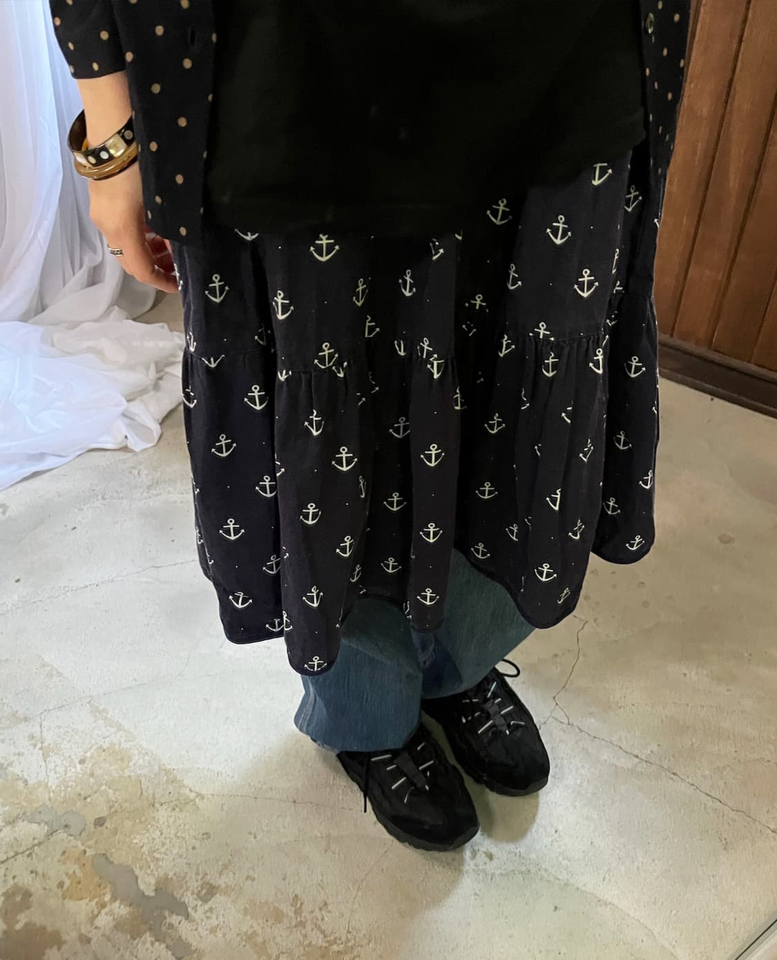 ENGINEERED GARMENTS marine pattern skirt 상품이미지1