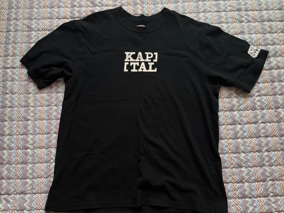 (L) 캐피탈 루키 크루넥 로고 티셔츠 블랙 상품이미지1