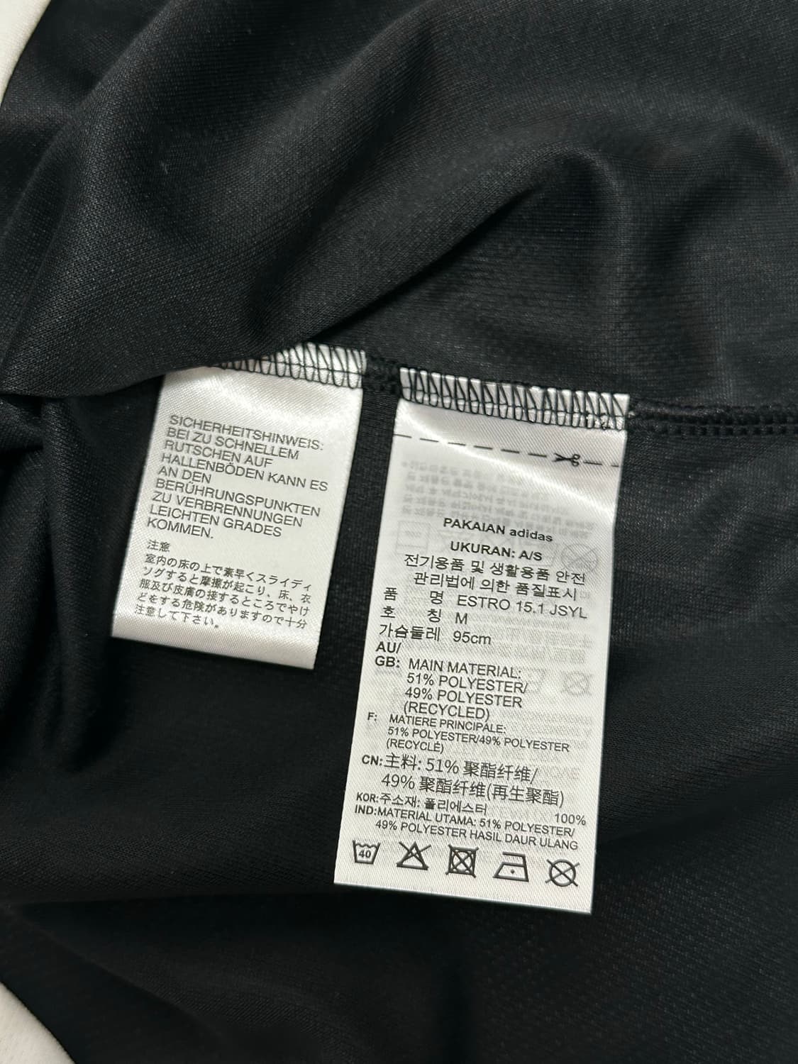 아디다스 삼선 긴팔 져지 티 상품이미지6