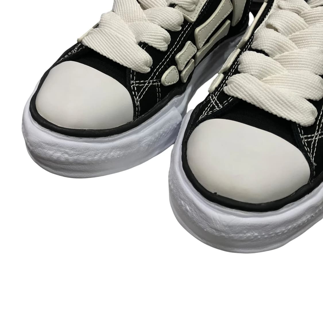 Mihara Yasuhiro Bones Sneakers Black 상품이미지4