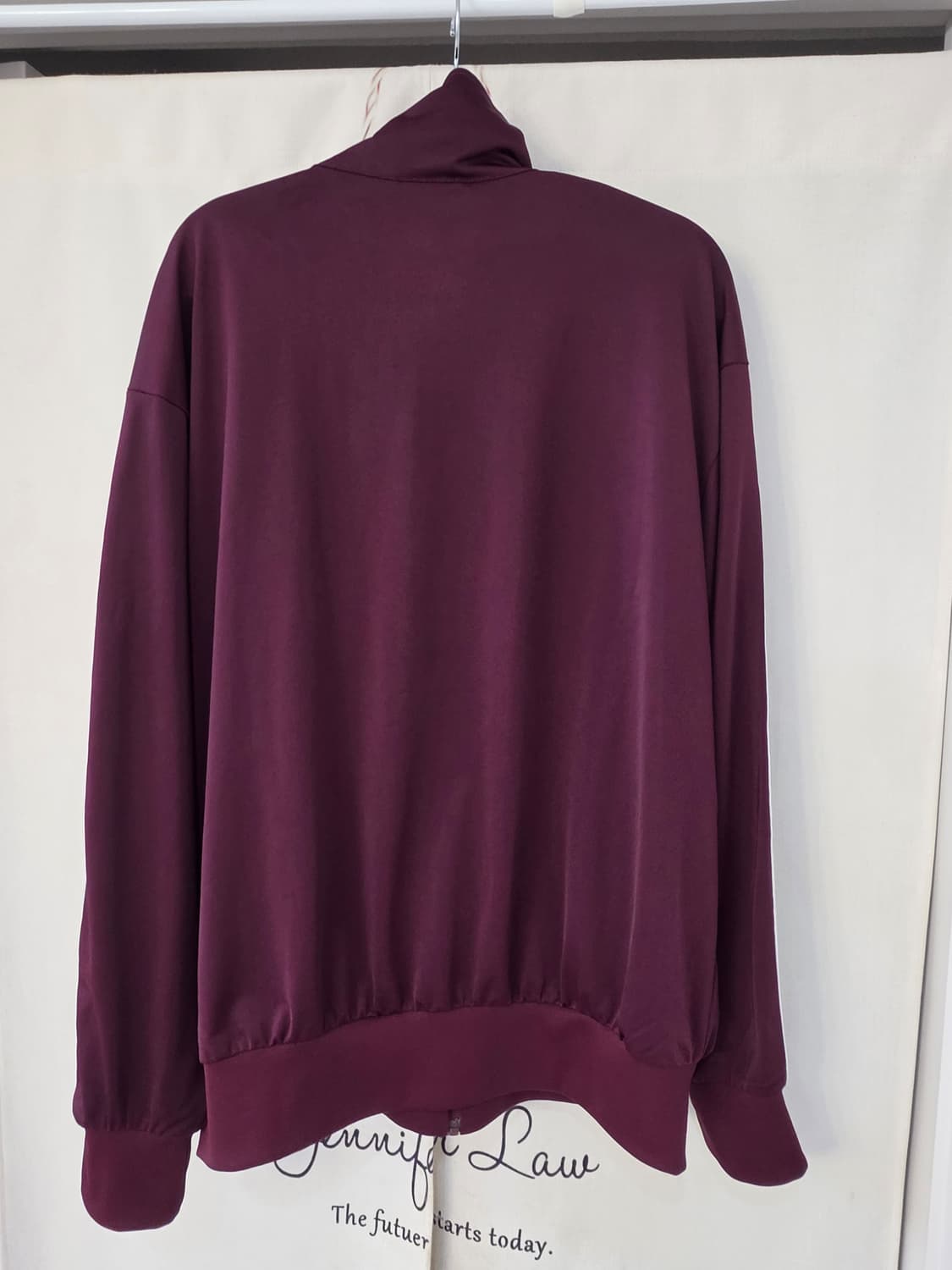 XL)아디다스 파이어버드 트랙탑 버건디 져지 집업 상품이미지2