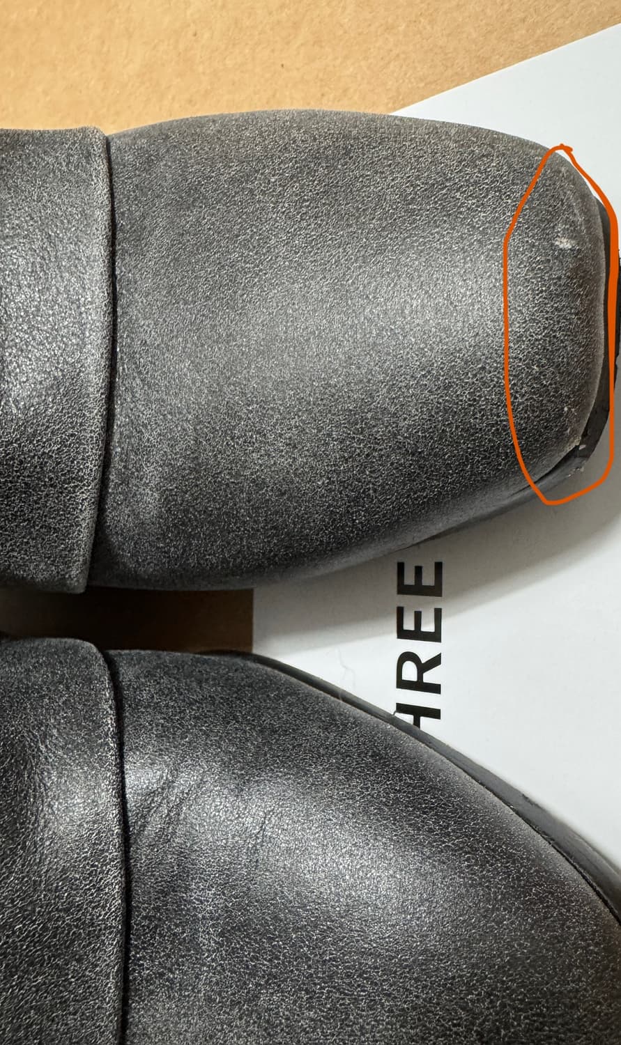 쓰리투에이티 링클 레더 숏부츠 three to eighty 상품이미지3