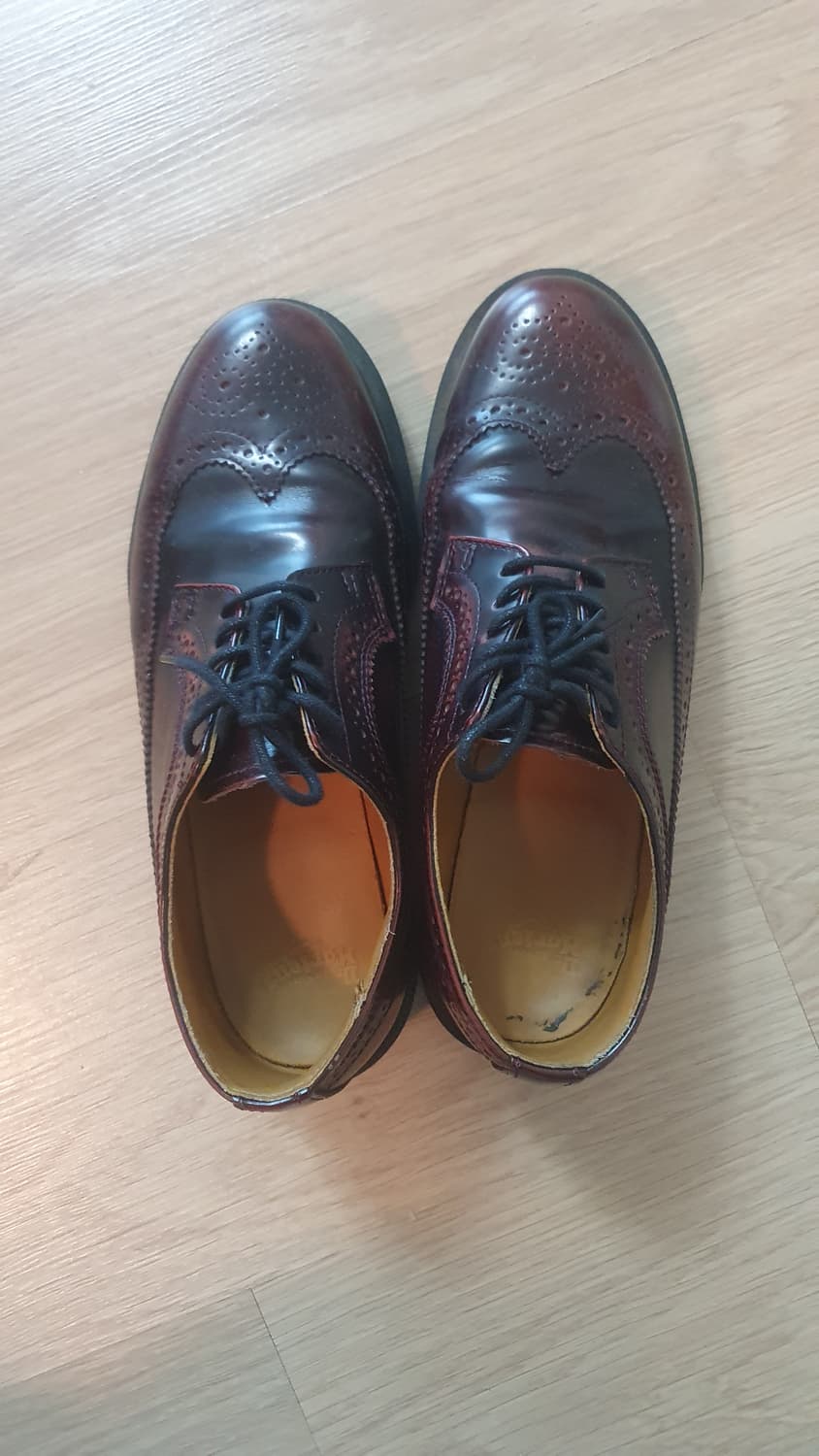 닥터마틴 3989 버건디 윙팁 UK7 260 상품이미지1