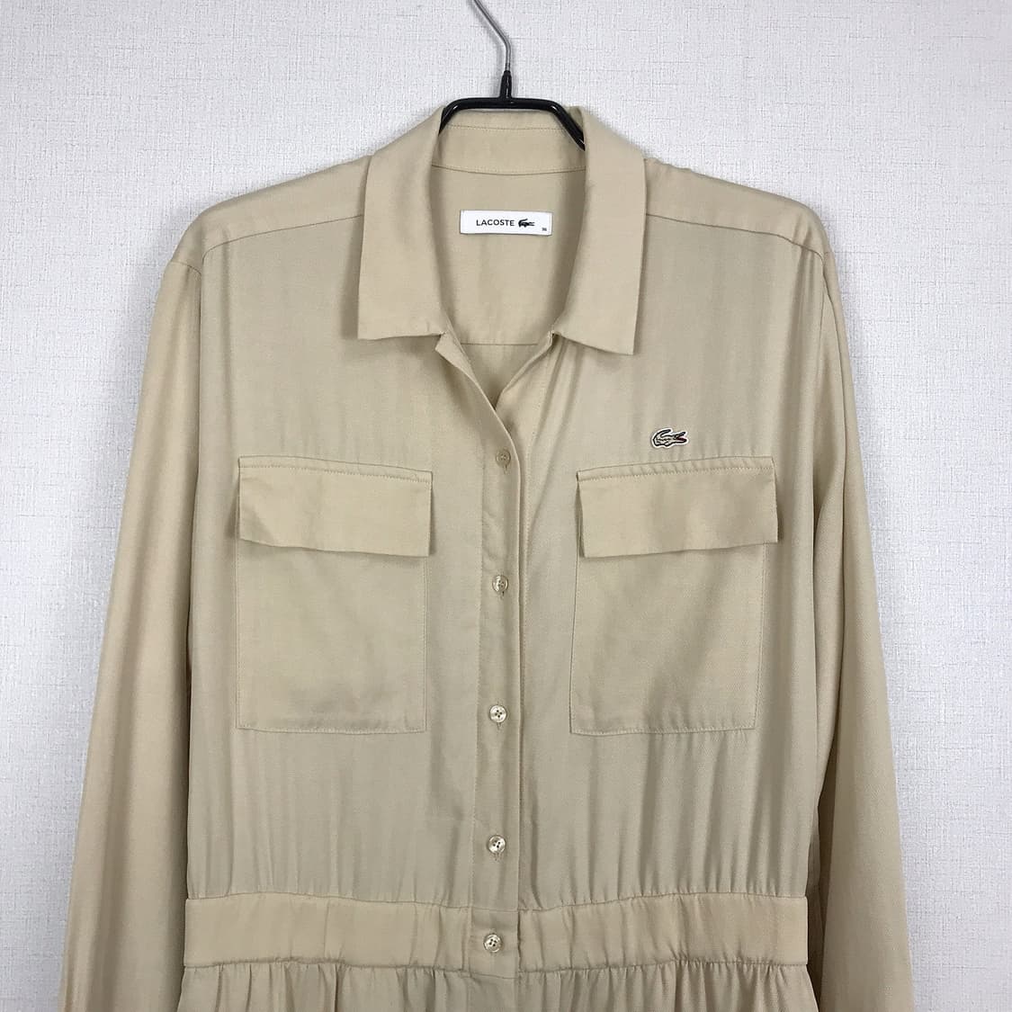 라코스테 Lacoste 미디움 셔링 원피스 여성36 (66) 상품이미지3