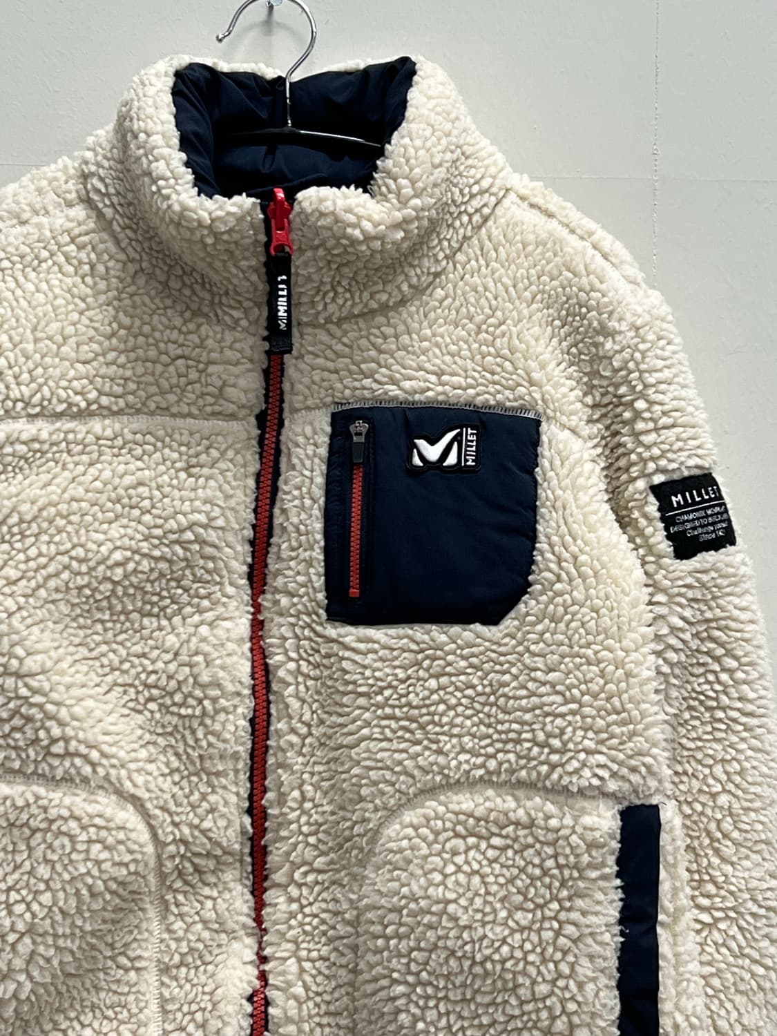 밀레 키즈/우먼스 리버시블 양털 셰르파 뽀글이 플리스 자켓 상품이미지3
