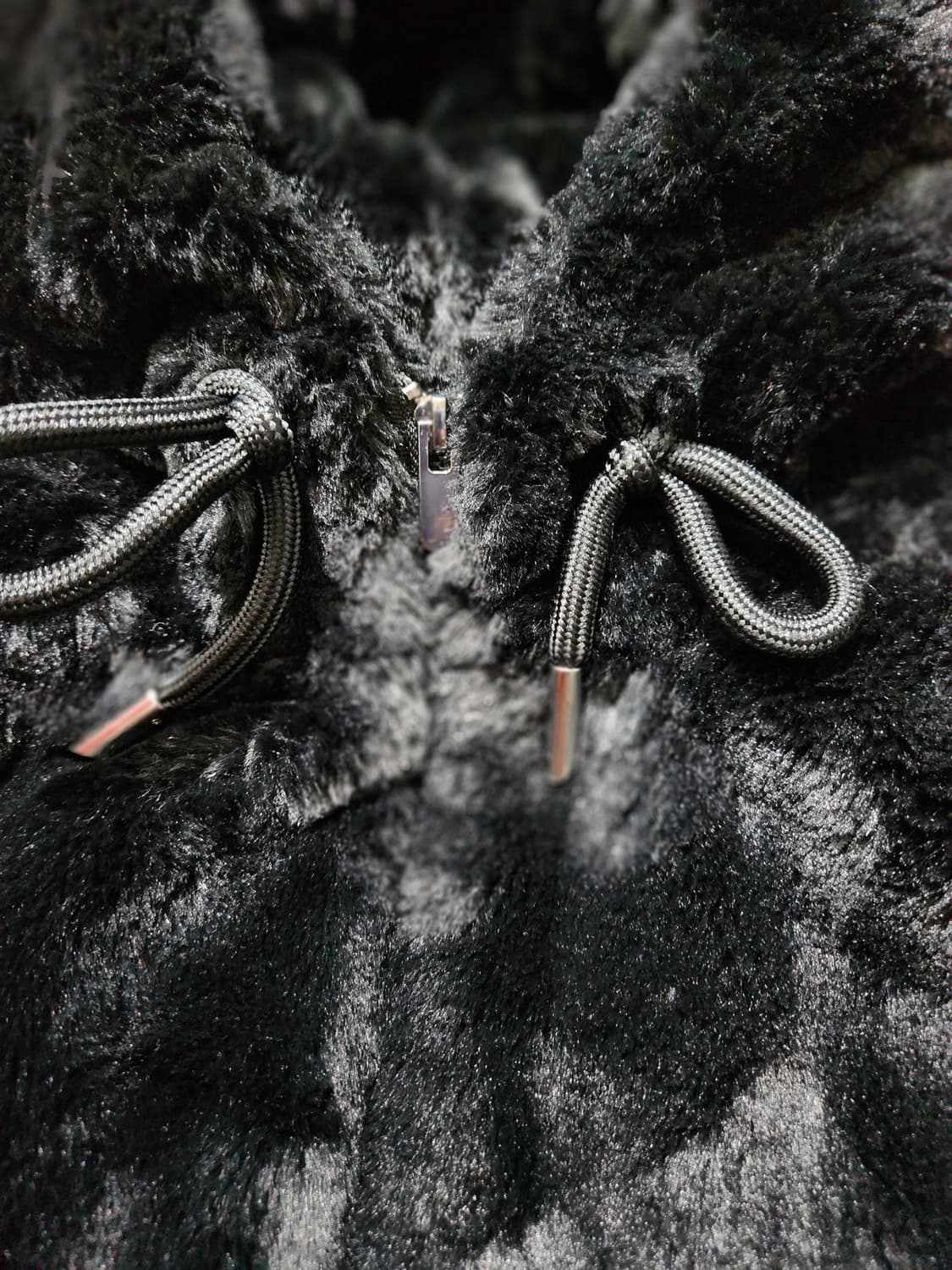 자라 크롭 퍼 후드 자켓 상품이미지4