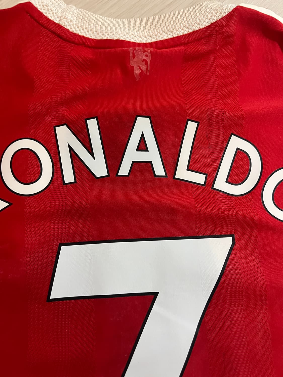 21/22 맨체스터 유나이티드 홈 어센틱 반팔 호날두 유니폼 상품이미지6