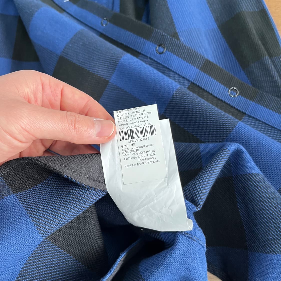 알렉산더왕 우먼 버팔로 체크 셔츠 자켓 XS 상품이미지8