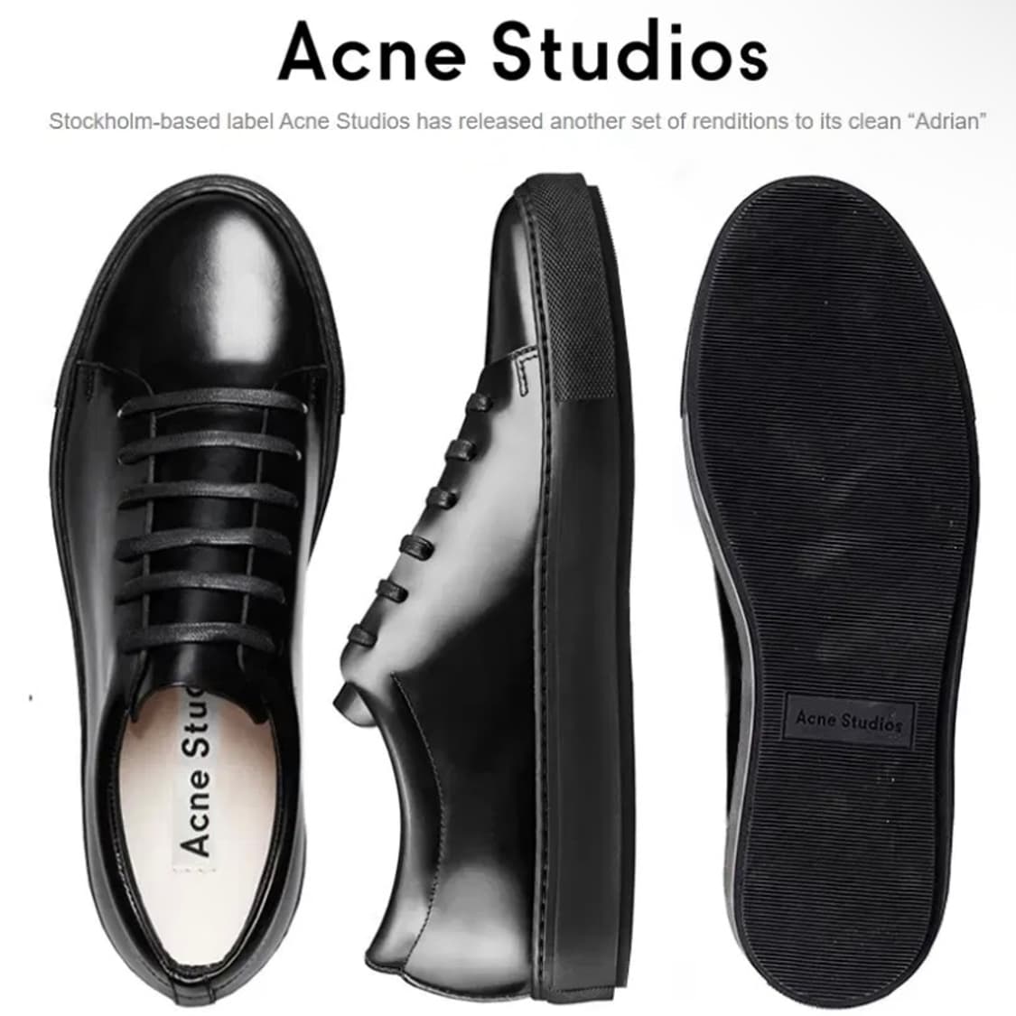 [정품] ACNE STUDIOS 아크네 스튜디오 아드리안 스니커즈(42) 상품이미지1