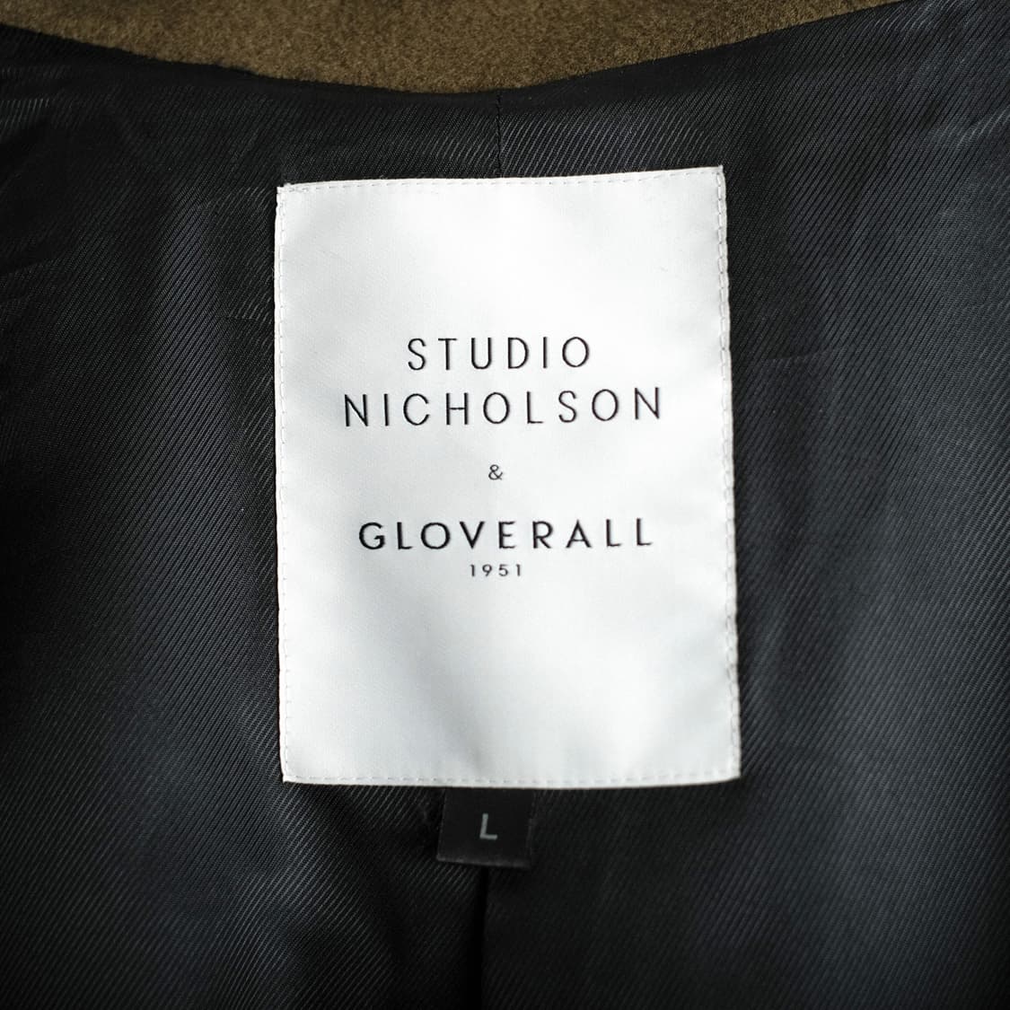 스튜디오 니콜슨 X 글로버올 후드 오버사이즈 울 후디드 코트 L사이즈 상품이미지9