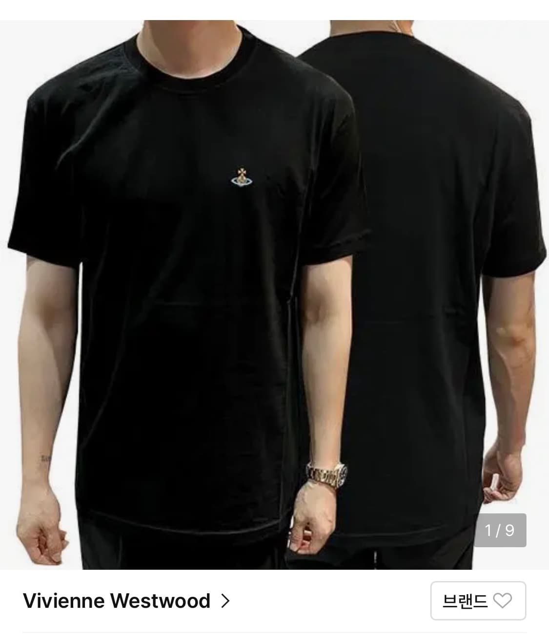 비비안웨스트우드 ORB 로고 반팔티 xxxl 사이즈 팝니당 상품이미지1