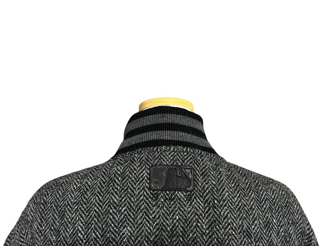 MLB 헤리스트위드 양가죽 야구점퍼 바스킷쟈켓 상품이미지7