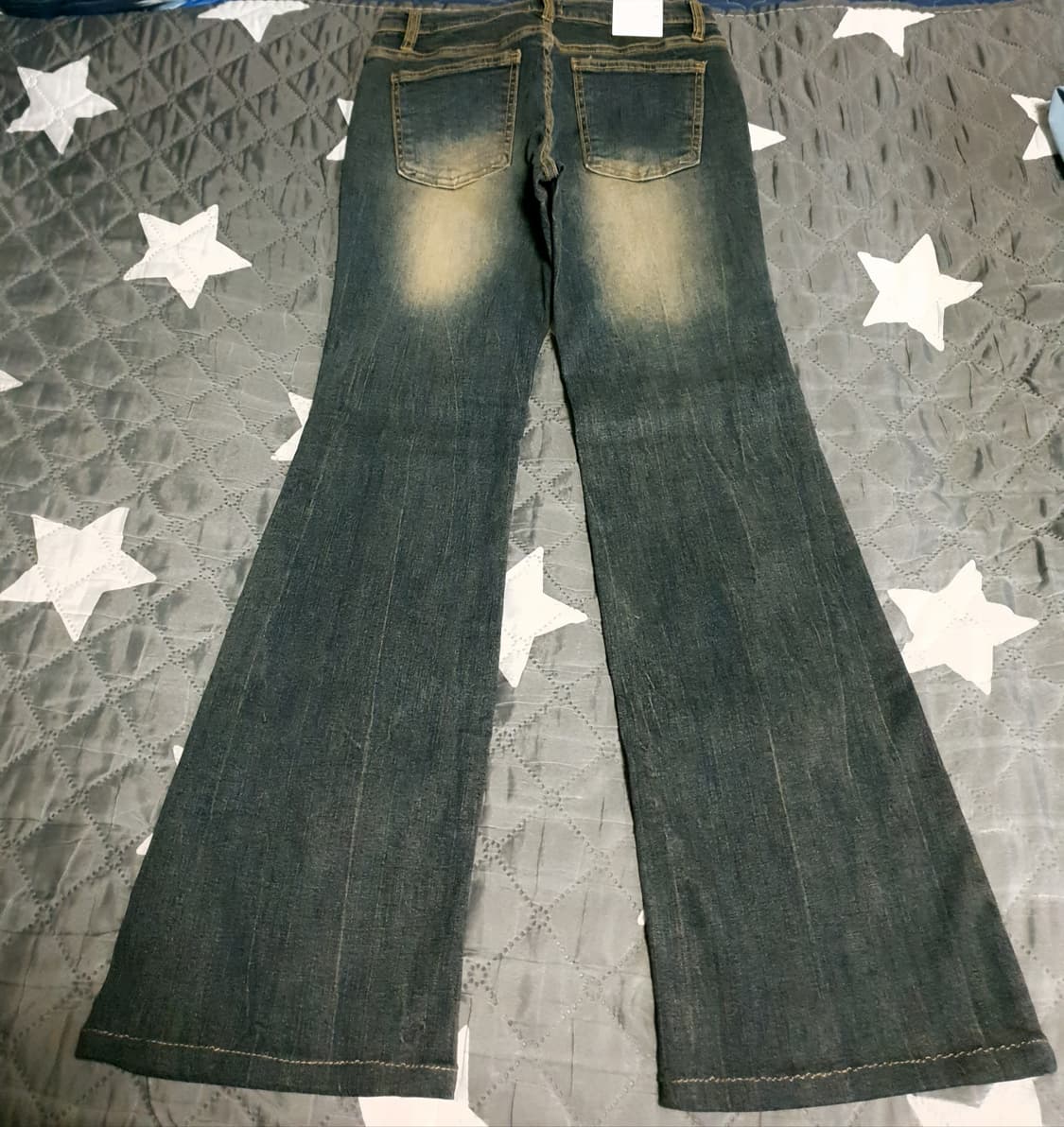 JJIM 빈티지워싱 로우라이즈 부츠컷 스판 데님팬츠 (M) 4종류 상품이미지8