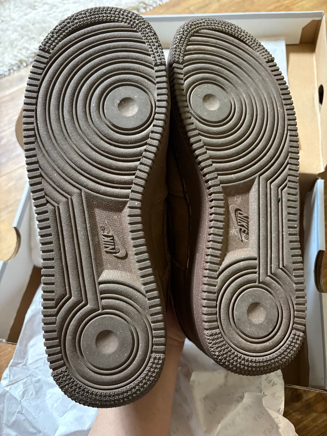 [W275] 1회착 나이키 카카오포스 에어포스 우먼스 카카오 와우 상품이미지4