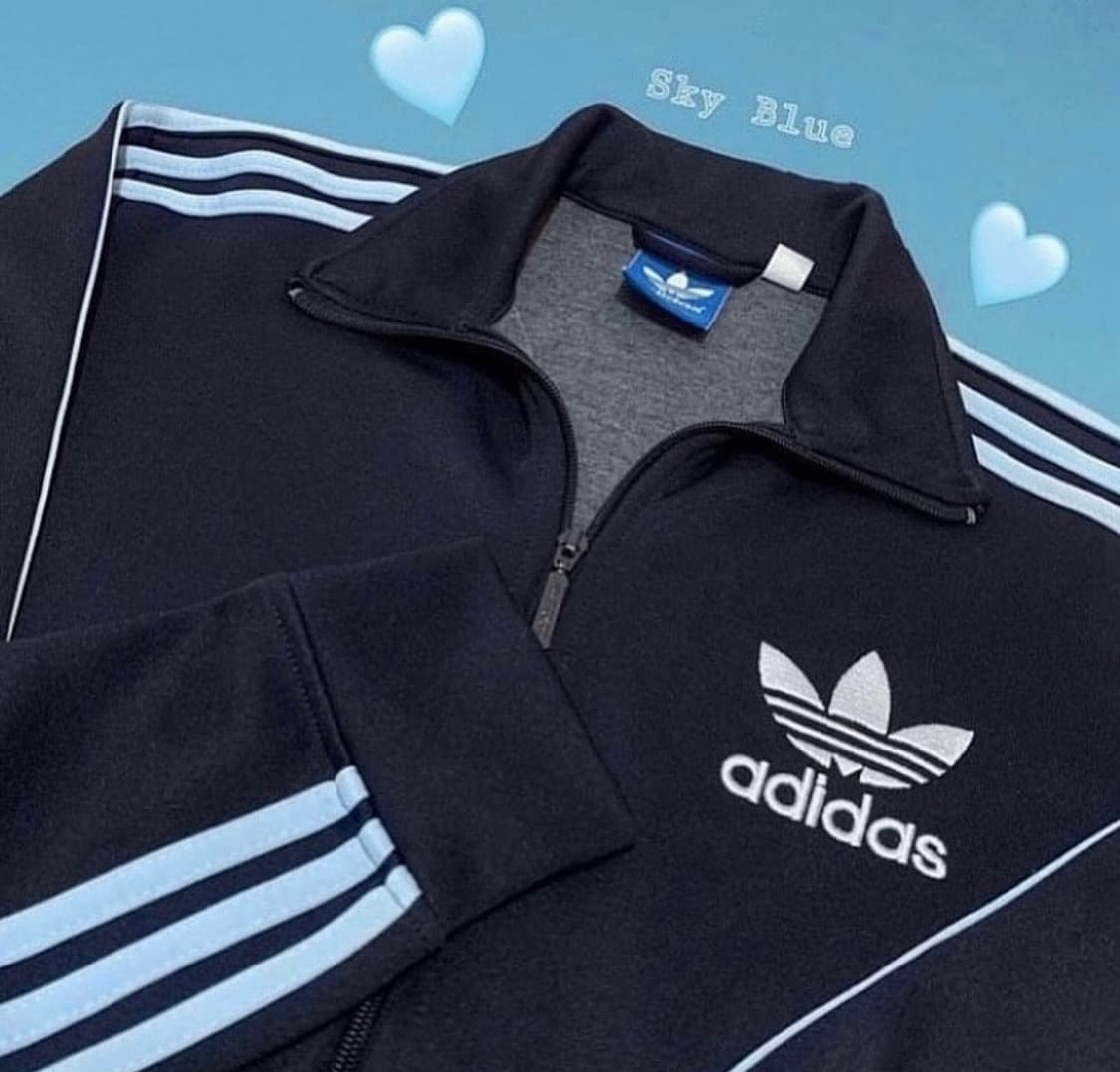 🐰아디다스 스카이블루 삼선 핏 존예 져지 트랙탑 인기🪽🩵 상품이미지1