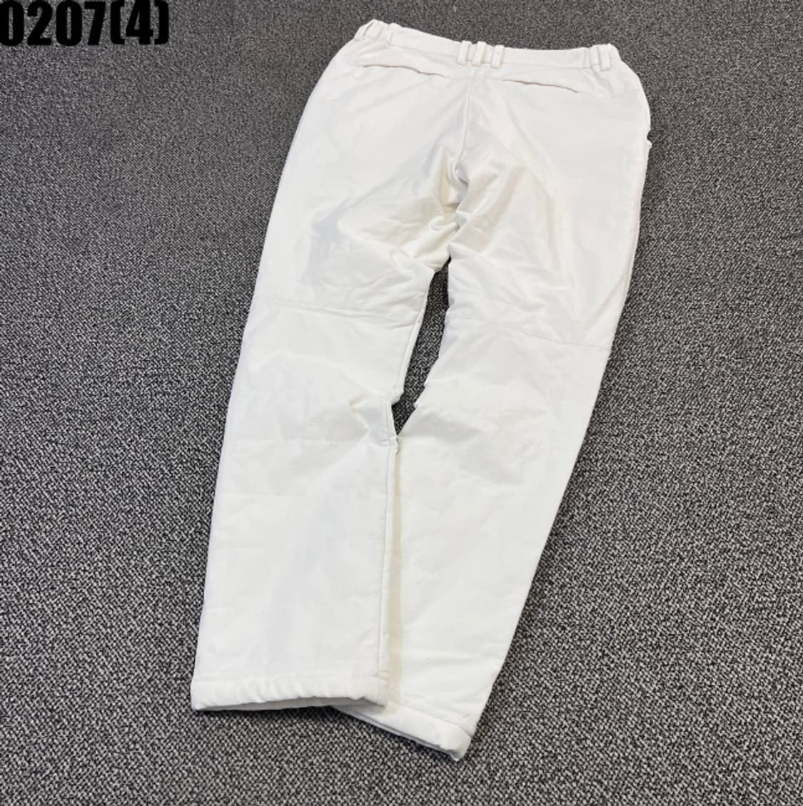 [실측확인] 아디다스 화이트 기모 트레이닝 바지 0207(4) 상품이미지2