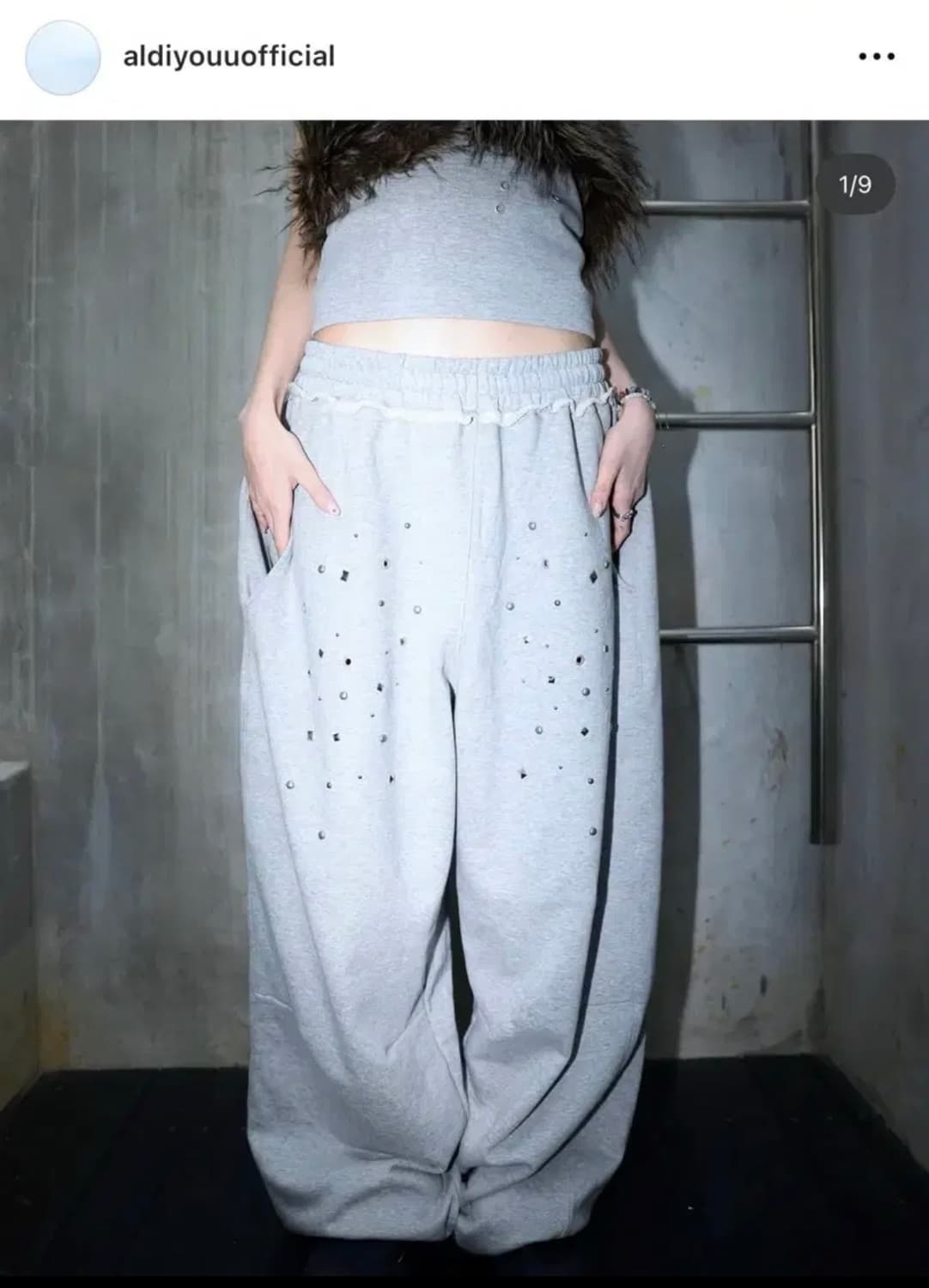 (구해요) 알디유 팬츠 그레이 상품이미지1