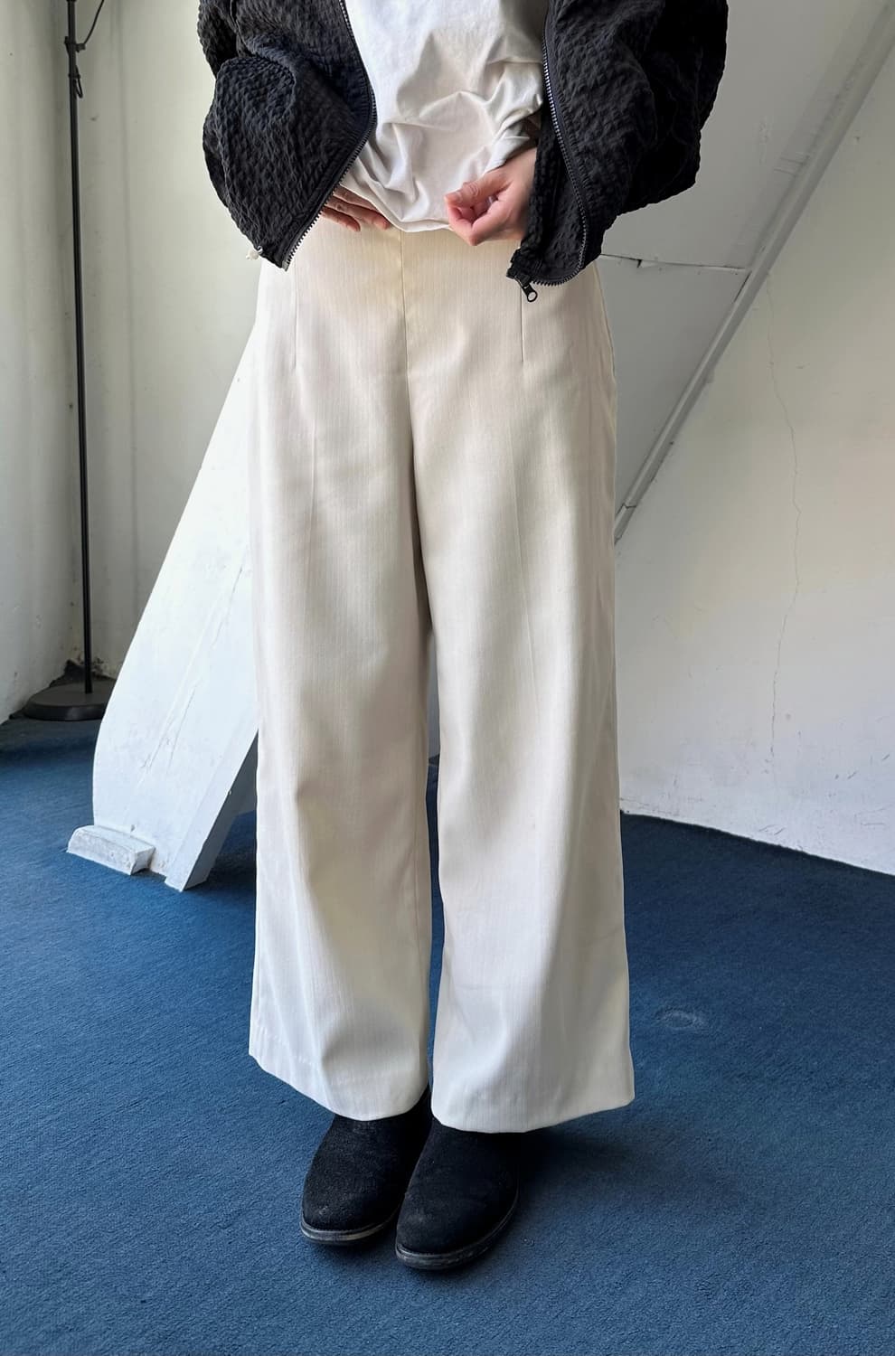 Belted design patterned pants 상품이미지8