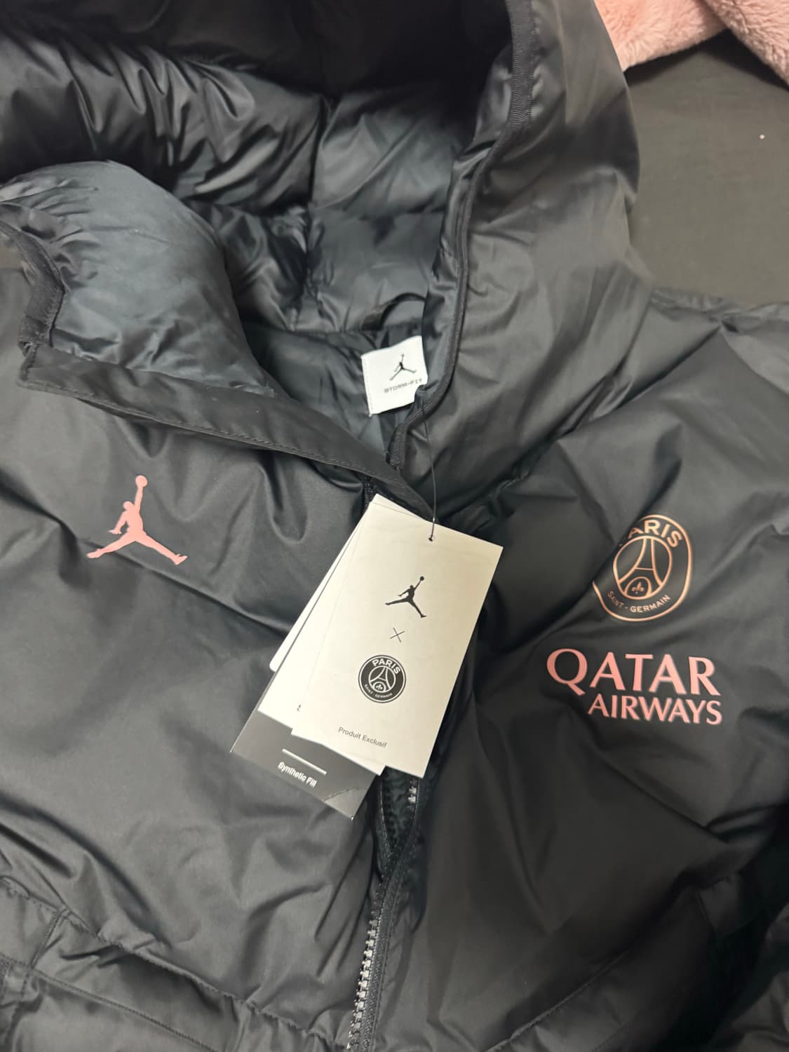 정품새제품 나이키 조던 파리생제르맹 스톰핏 윈드러너 롱패팅 XL 110 상품이미지2