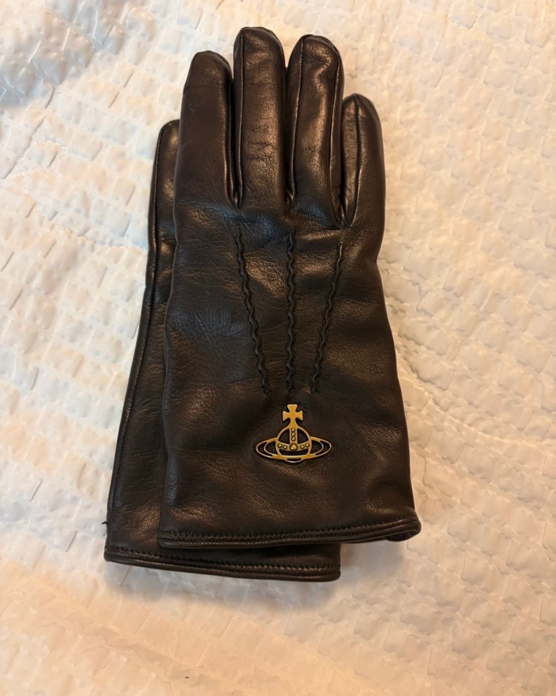 비비안웨스트우드 가죽장갑 캐시미어 상품이미지2