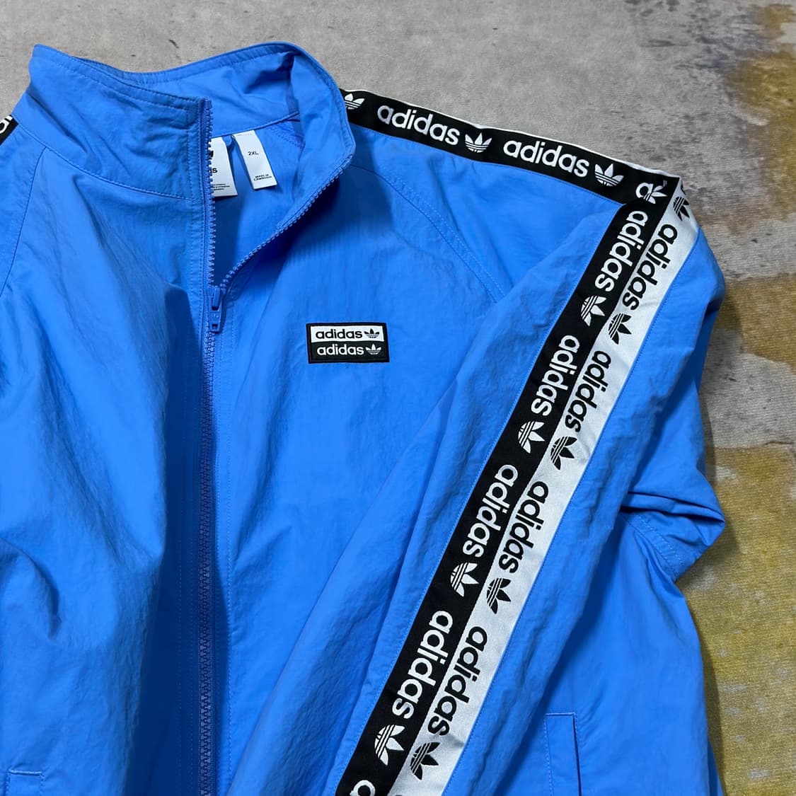 아디다스 우븐 사이드라인 바람막이 자켓 XXL 상품이미지3