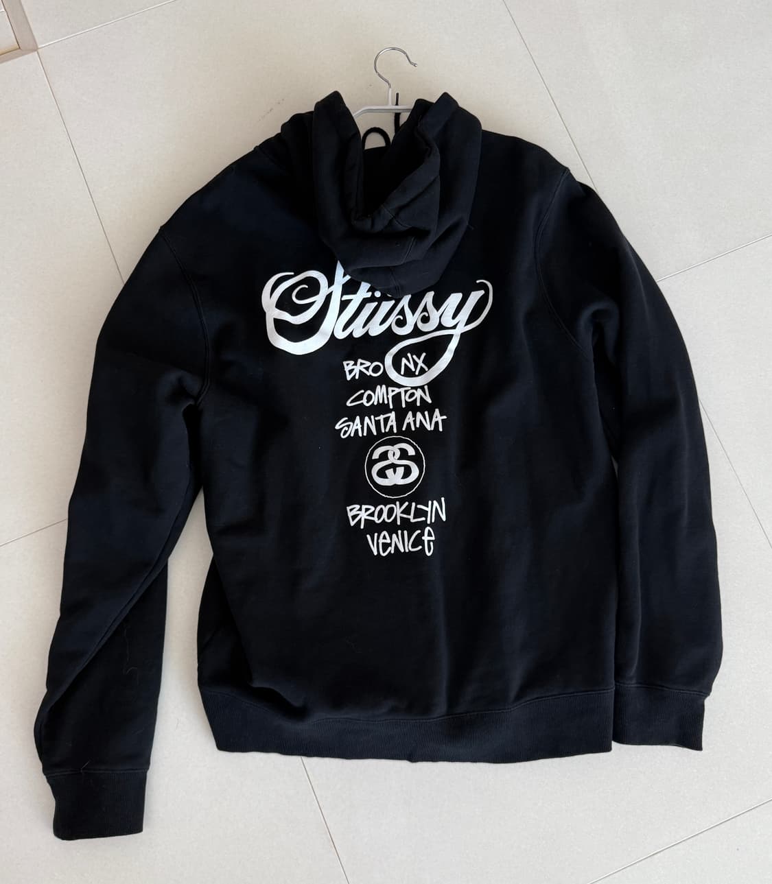 스투시 후드 집업 M , XL 상품이미지3