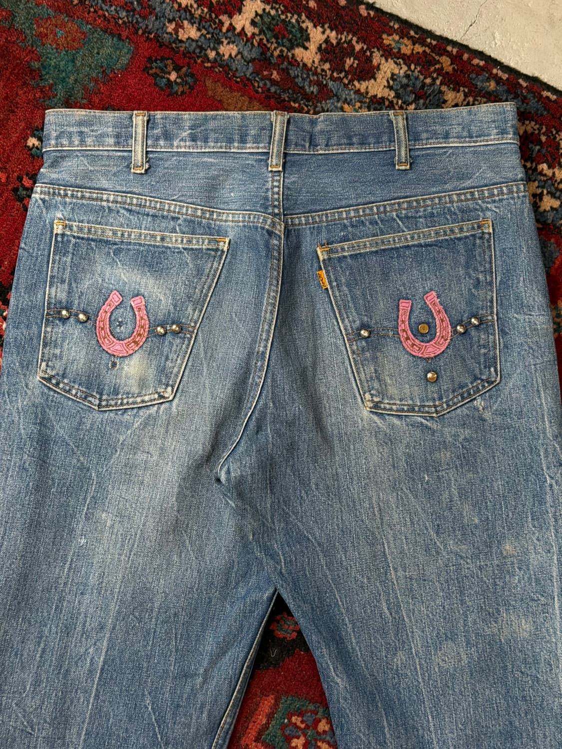 빅E 70's USA 빈티지 리바이스 646 벨바텀 부츠컷 오렌지탭 상품이미지7