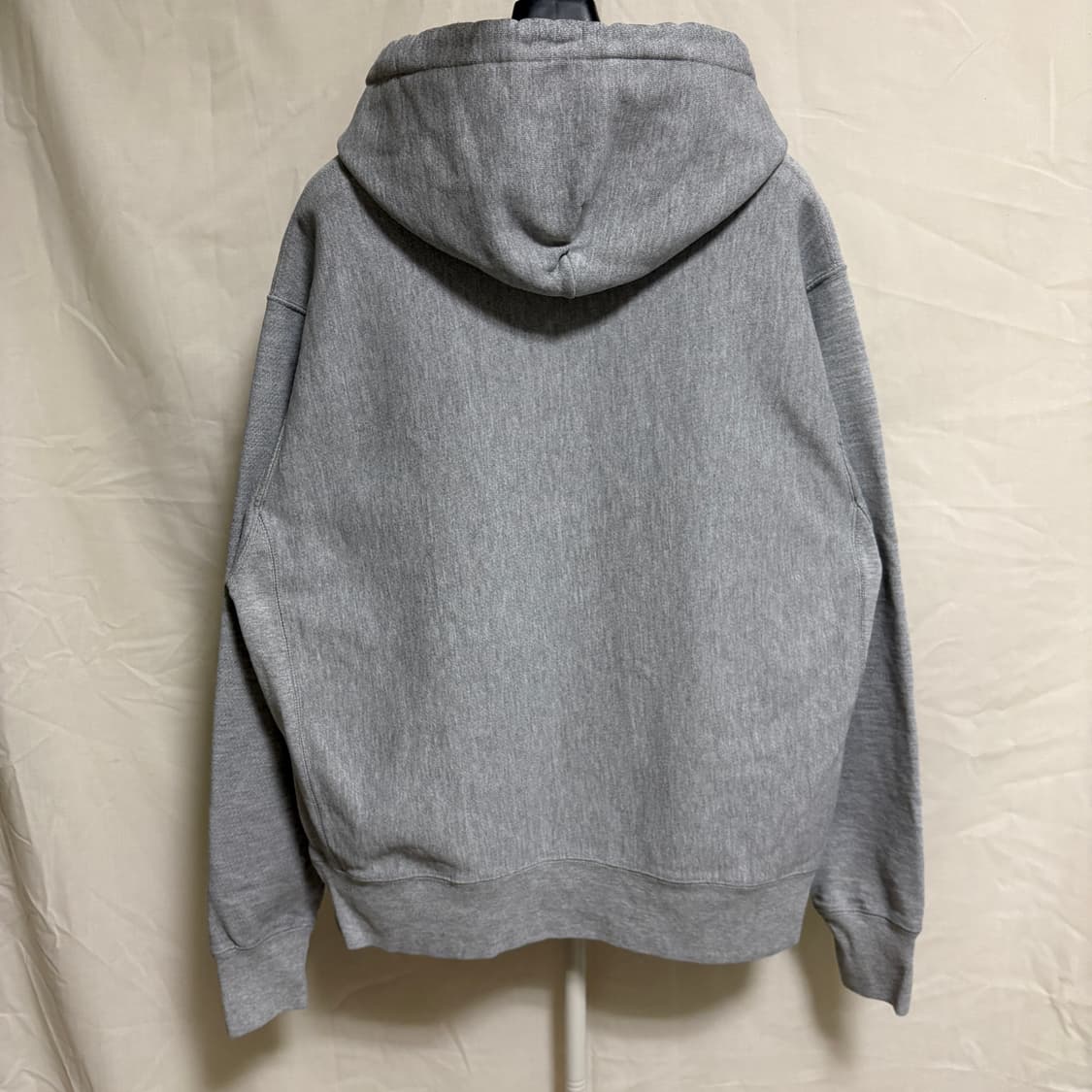 챔피온 리버스위브 기모 로고 후드티 / 그레이, L 상품이미지7