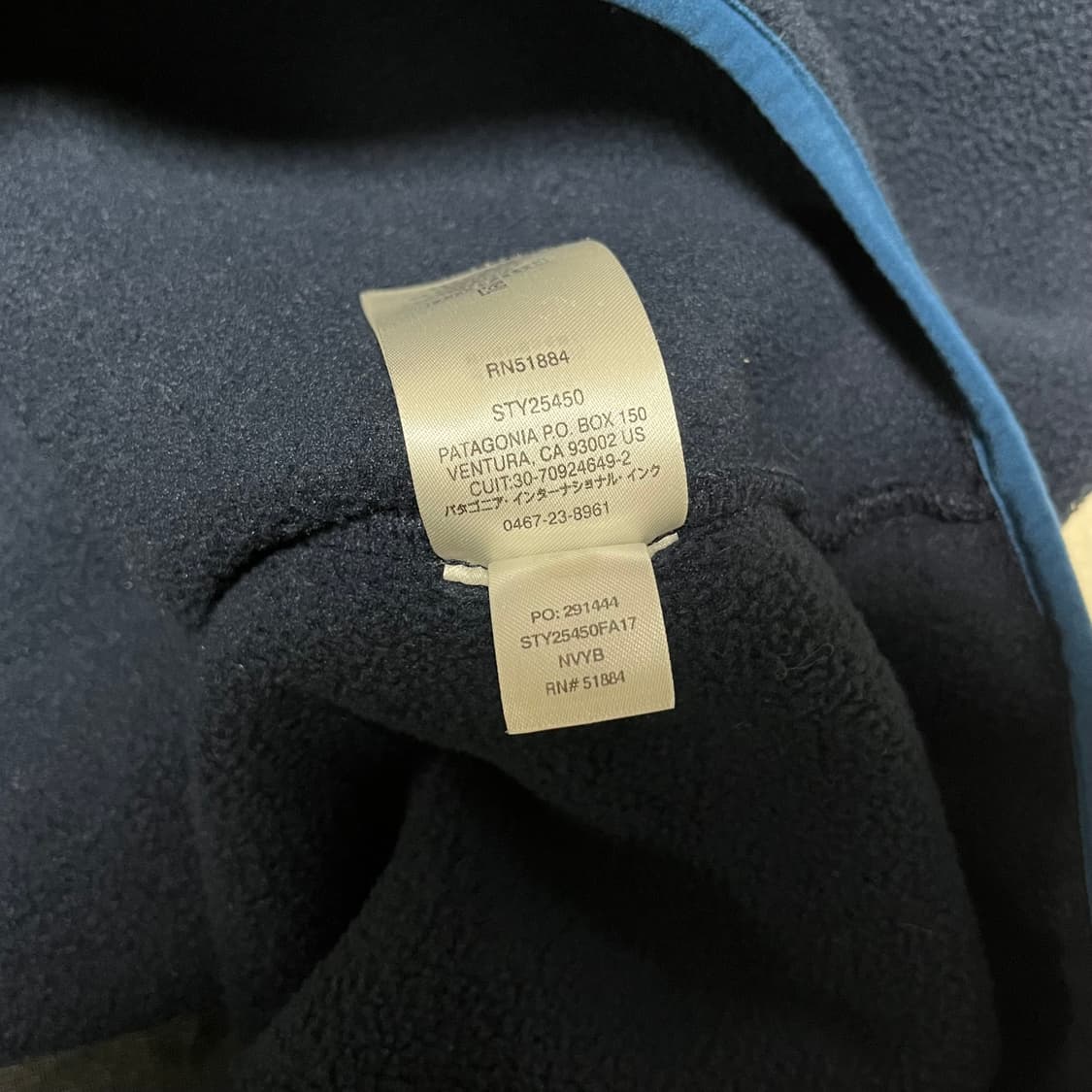 파타고니아 신칠라 네이비 블루 상품이미지5