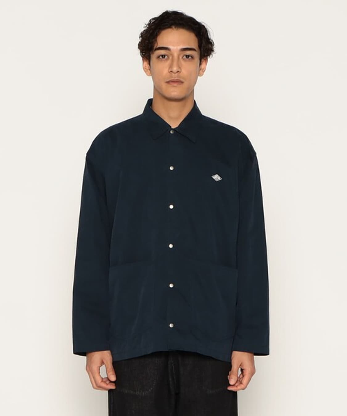 DANTON Cotton Linen Coverall Shirt 상품이미지2