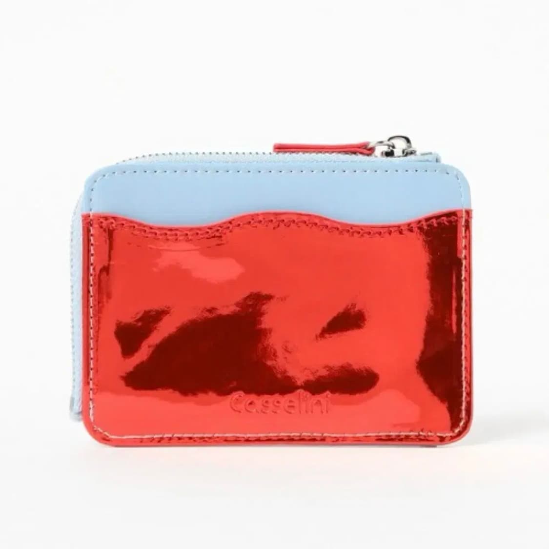 빔즈 플라워 카드 지갑 동전 케이스 색소폰 블루 하늘 레드 빨강 블루 상품이미지4