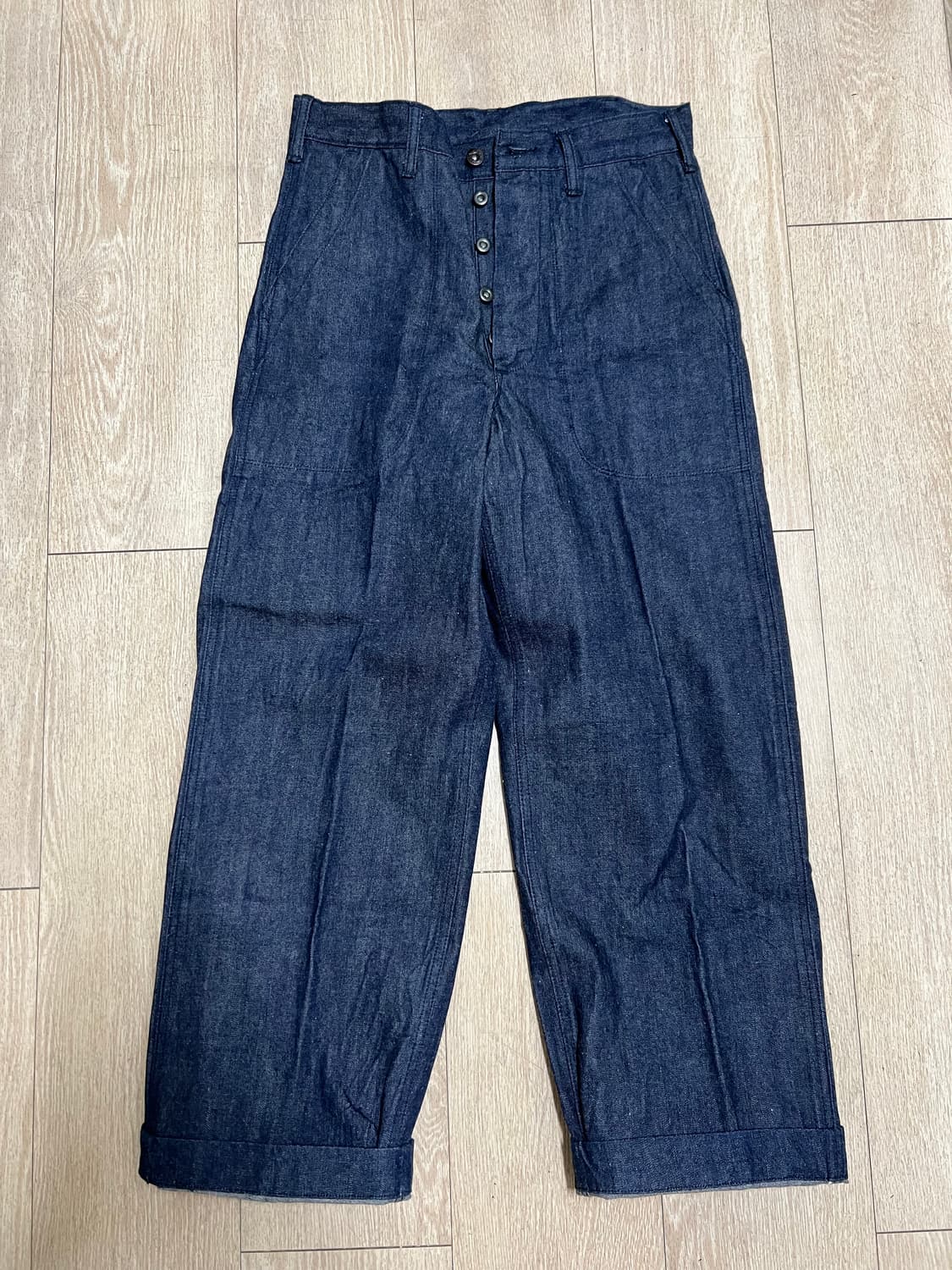 브론슨 1945 USN 와이드 데님팬츠 31 새상품 상품이미지2