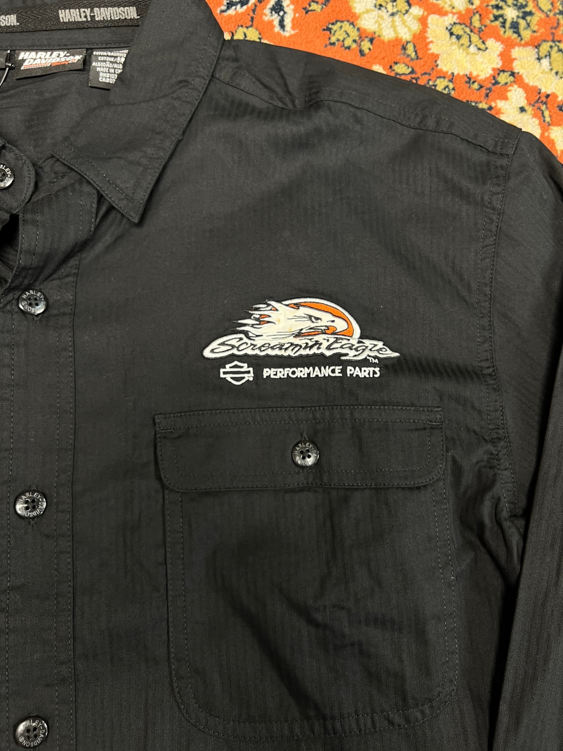 [L] 할리데이비슨 블랙 셔츠 상품이미지4