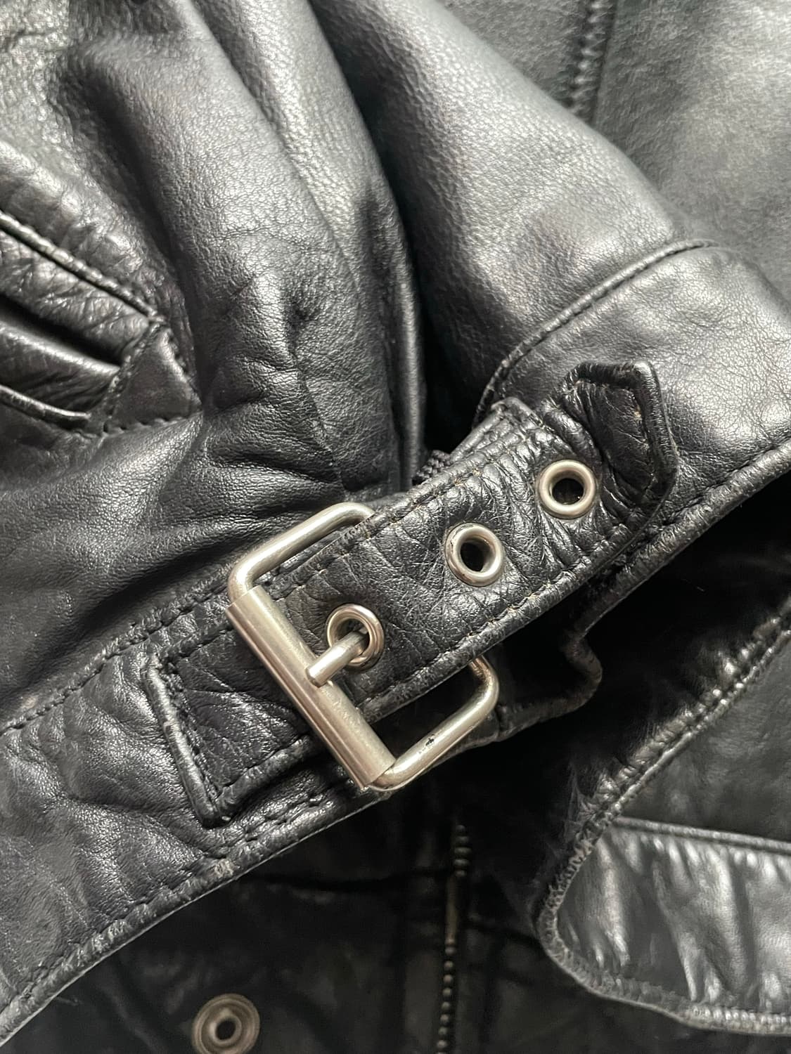 게스 싱글라이더 레더 자켓 상품이미지6