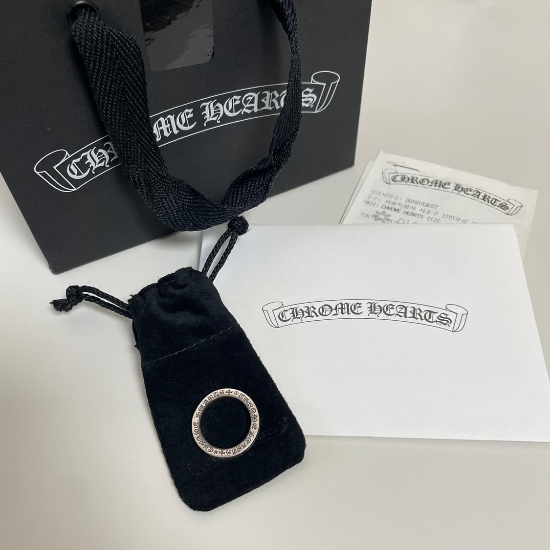 크롬하츠 퍽유링 3mm US7 상품이미지1